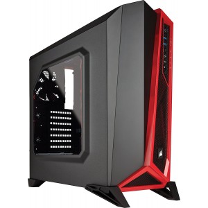 Corsair Carbide Series SPEC-ALPHA Mid-Tower Gaming Case BlackRed